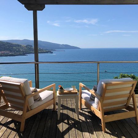Adosado En La Costa Con Excelentes Vistas Al Estuario De Urdaibai Villa Mundaka Exterior photo